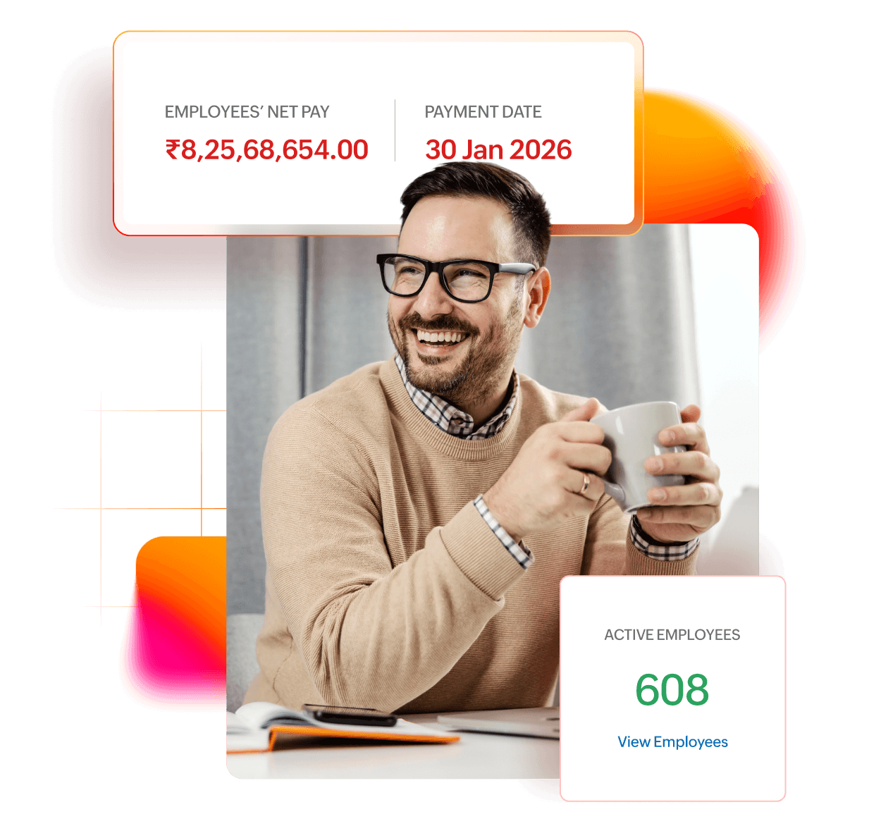 Zoho People Plus payroll dashboard for Indian businesses