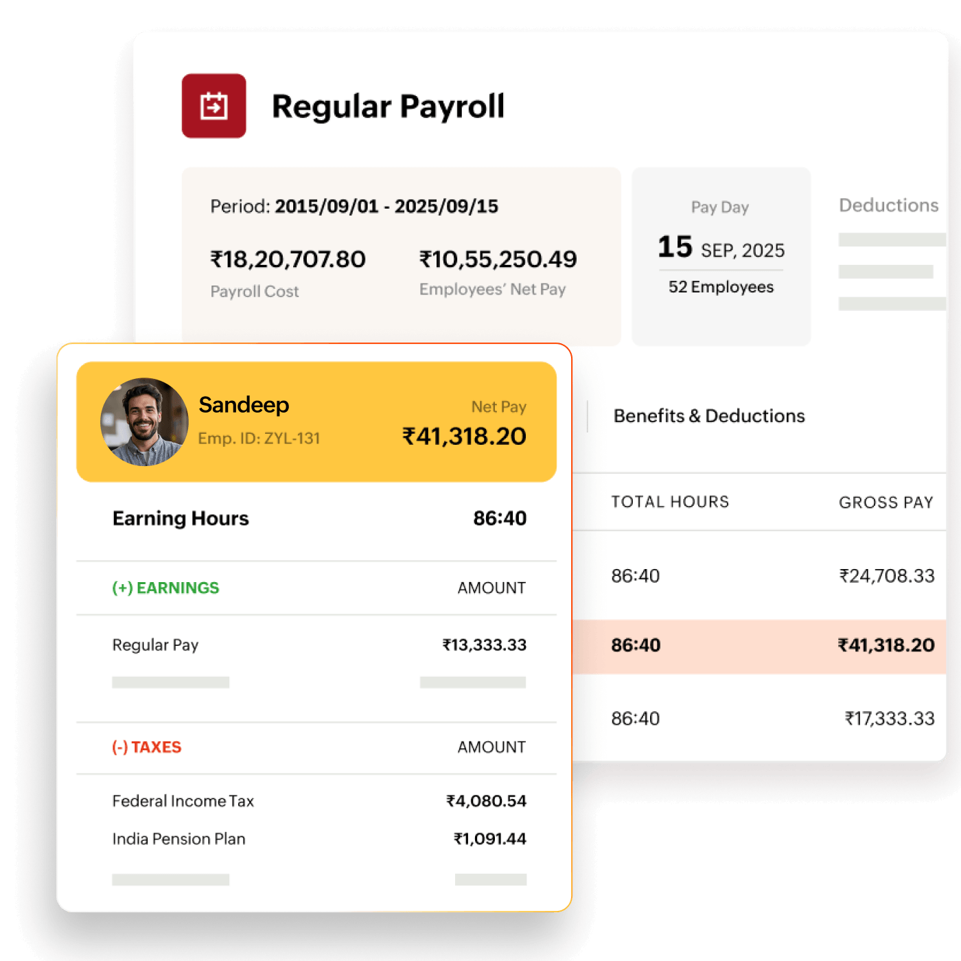 Process payroll your way feature