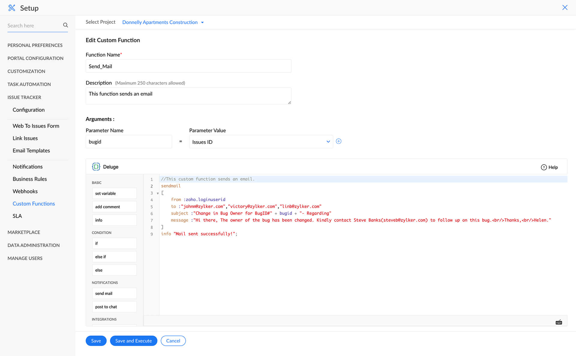 Custom Functions