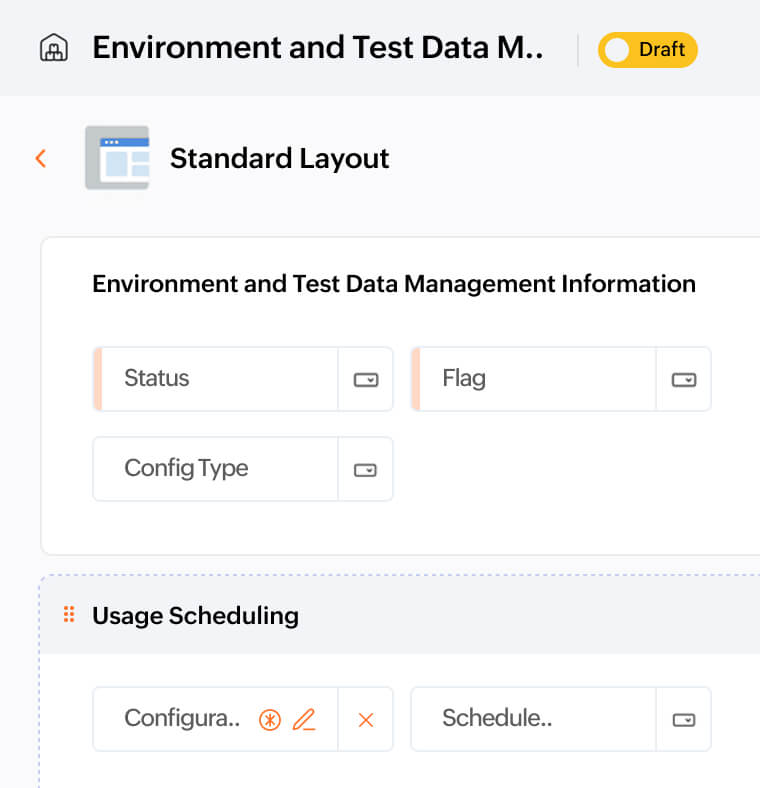 Environment & configuration management module