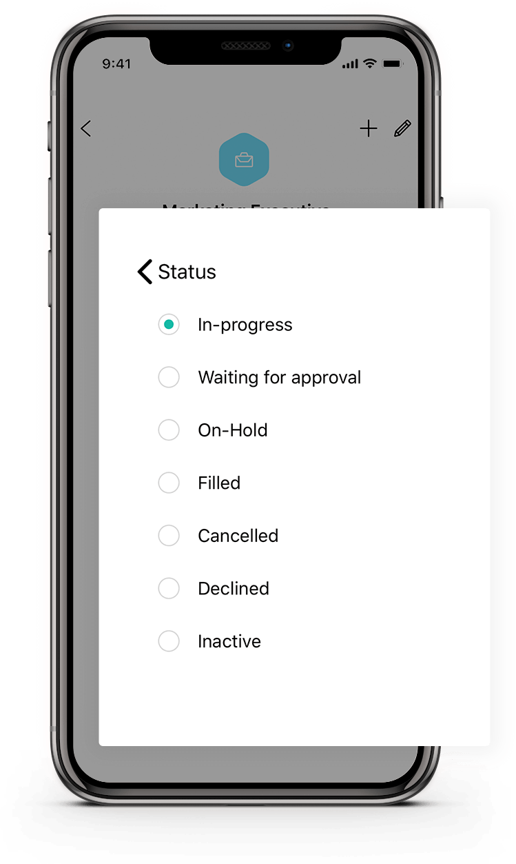 Actualice los estados de los trabajos de inmediato