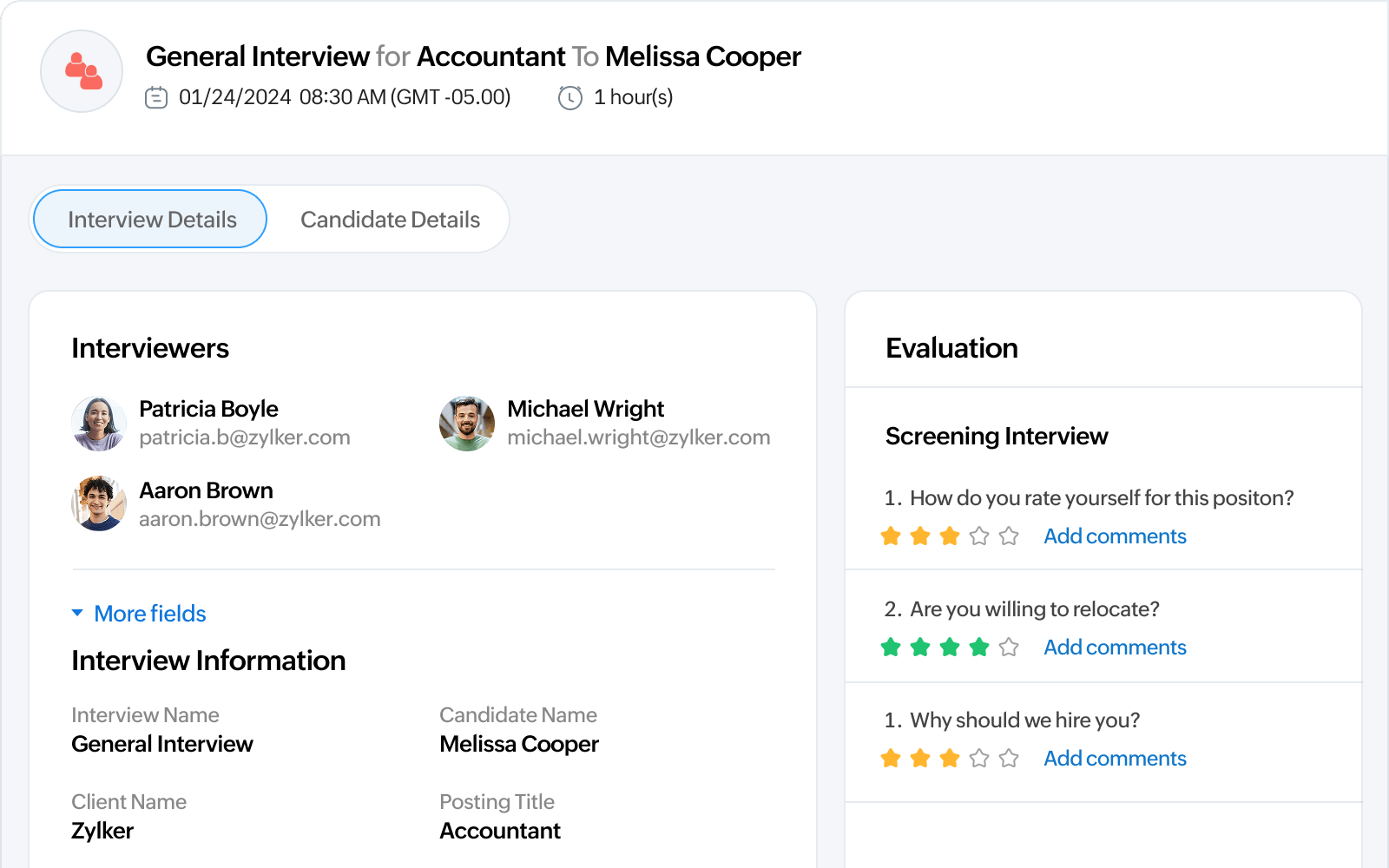 Interview Kit and multi-interviewer setups to improve interview collaboration