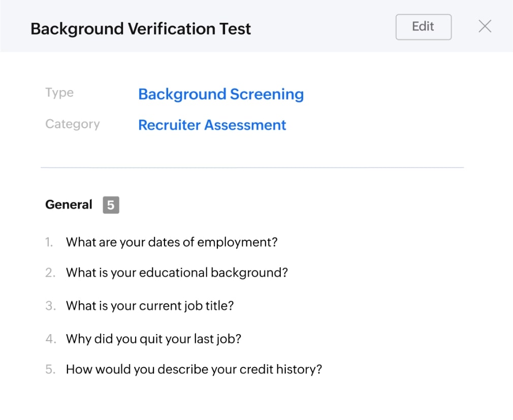 Background screening