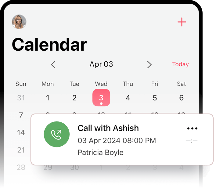 Sync calendar within the Zoho Recruit mobile app