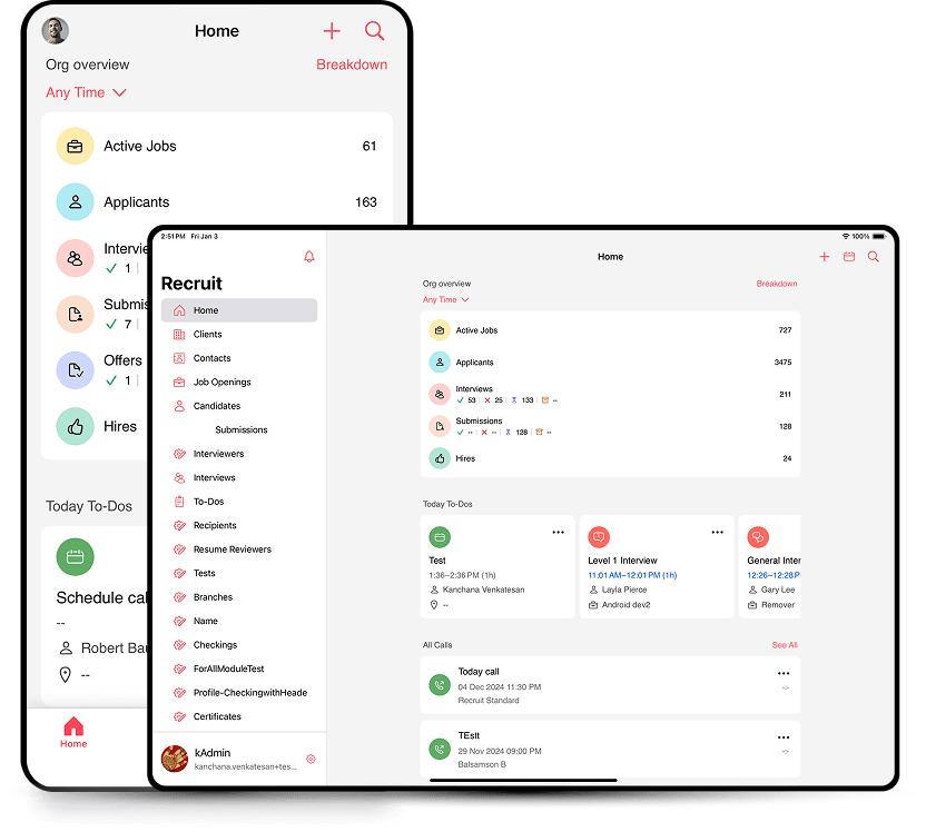 Zoho Recruit mobile app