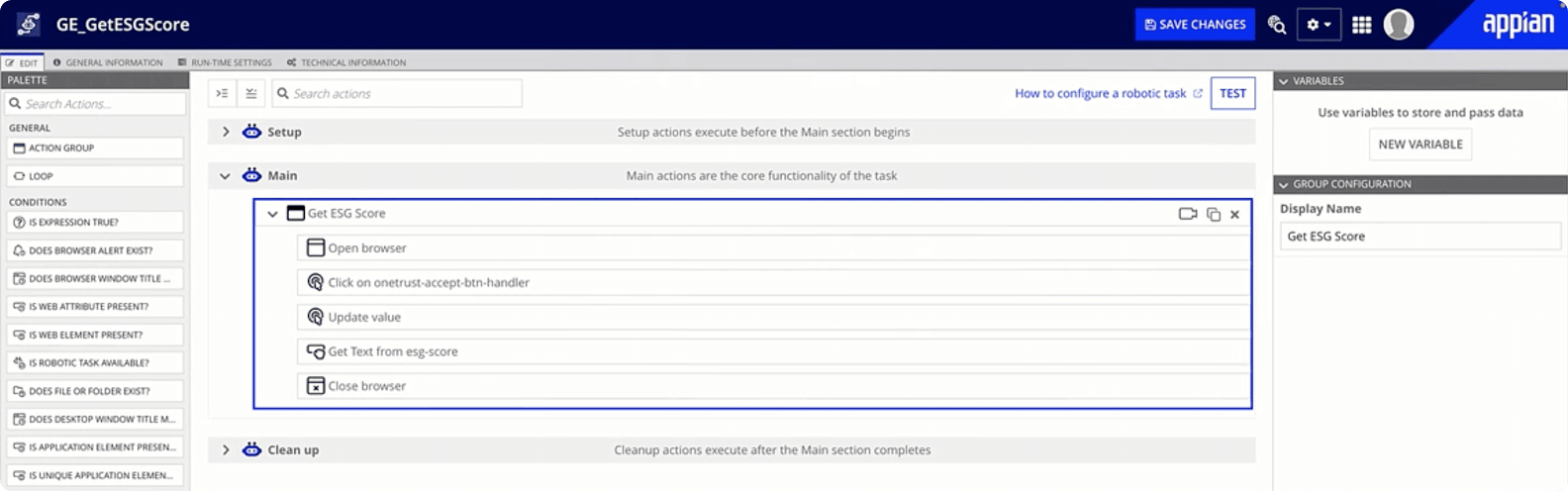 Appian RPA Interface