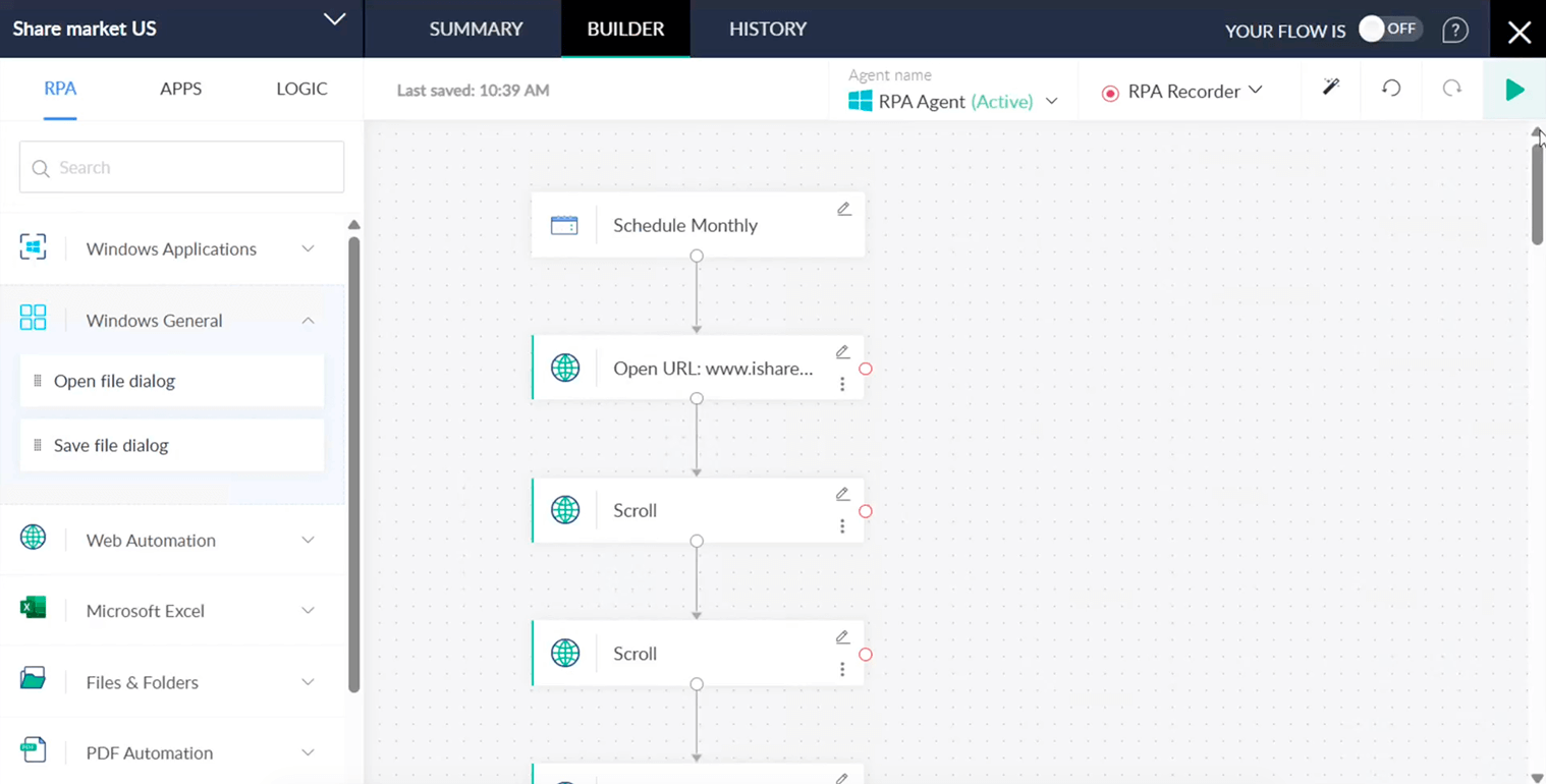 Watch Zoho Analytics web data ingestion with Zoho RPA