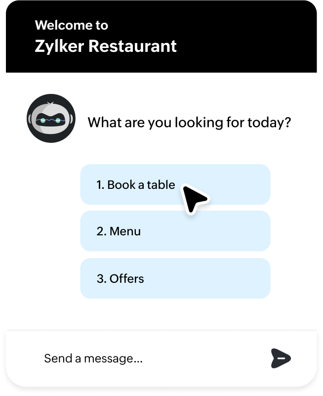 Chatbot software for restaurants