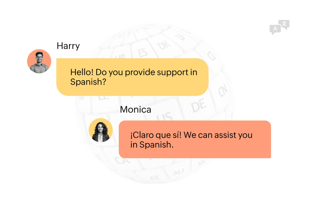 Global startup reach with live chat for startups