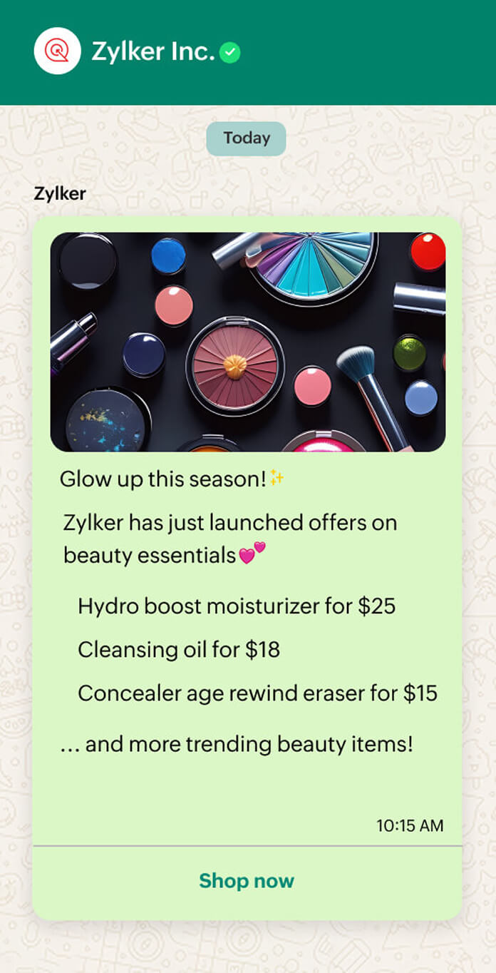 Streamline your outreach with WhatsApp templates