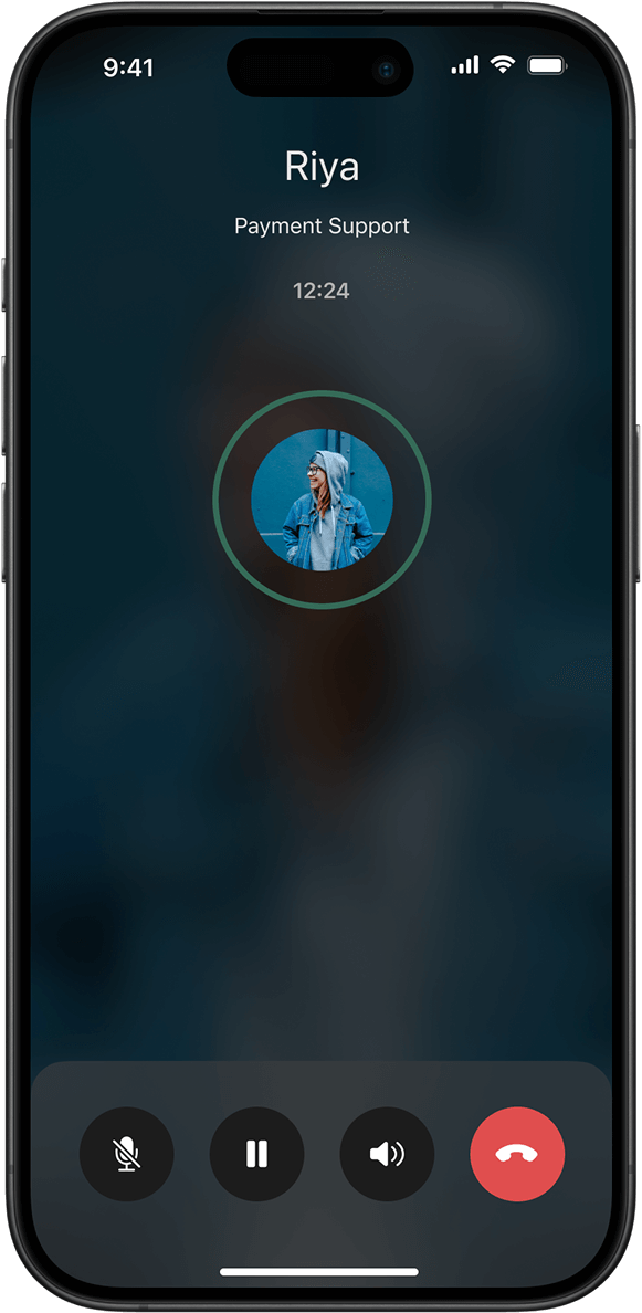 Seamless voice calls from your business's mobile app