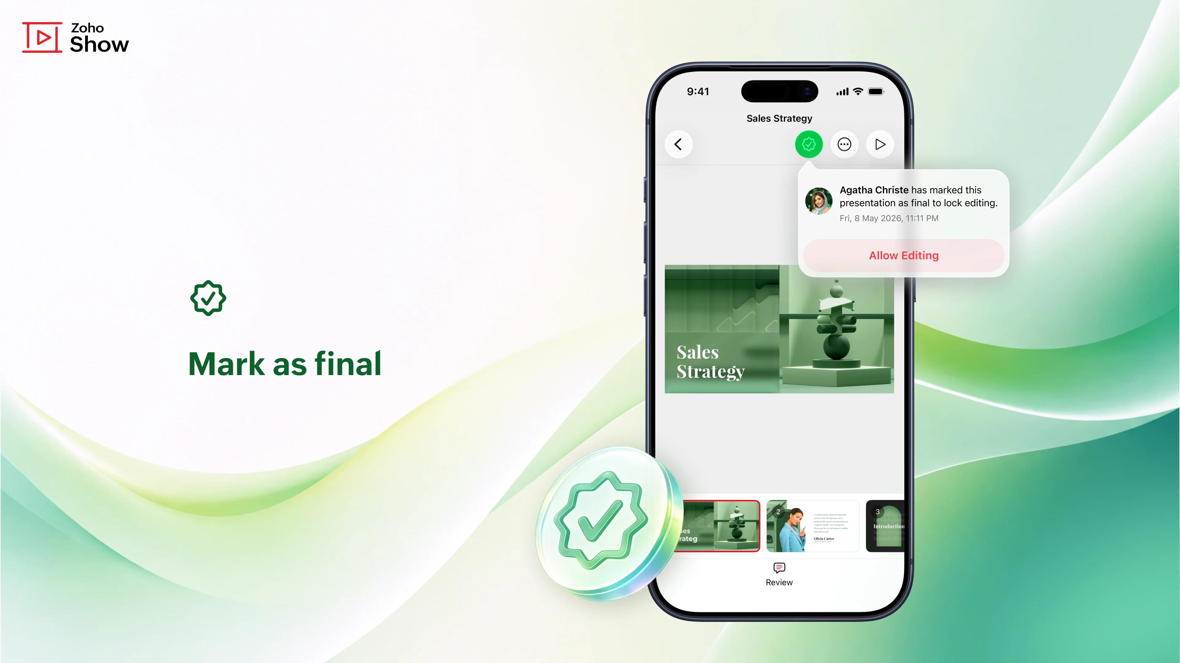 All new Zoho Show
