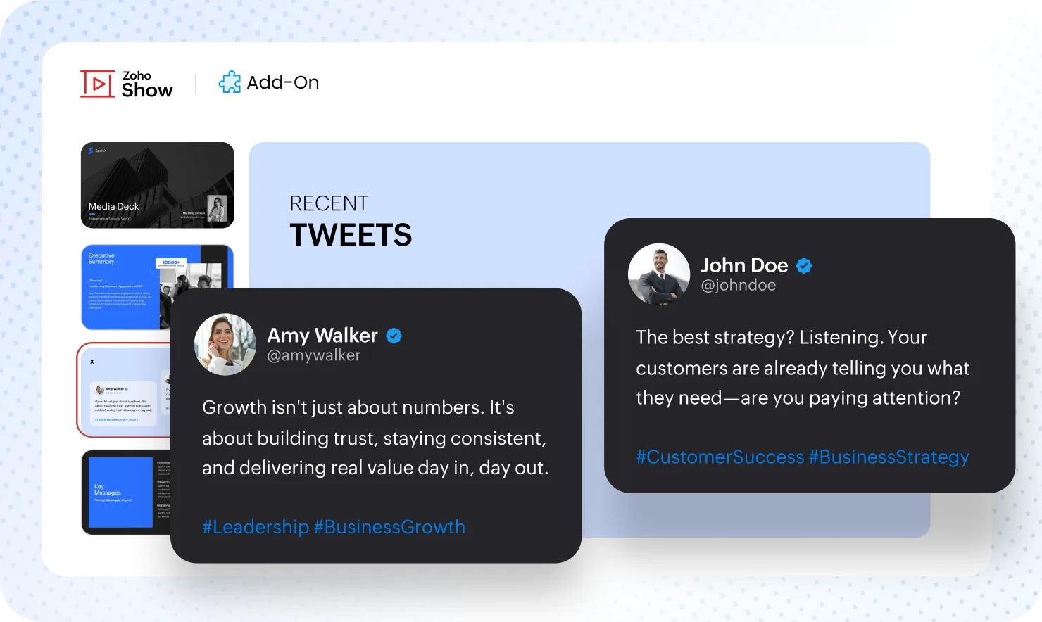 Twitter Feed Mockup