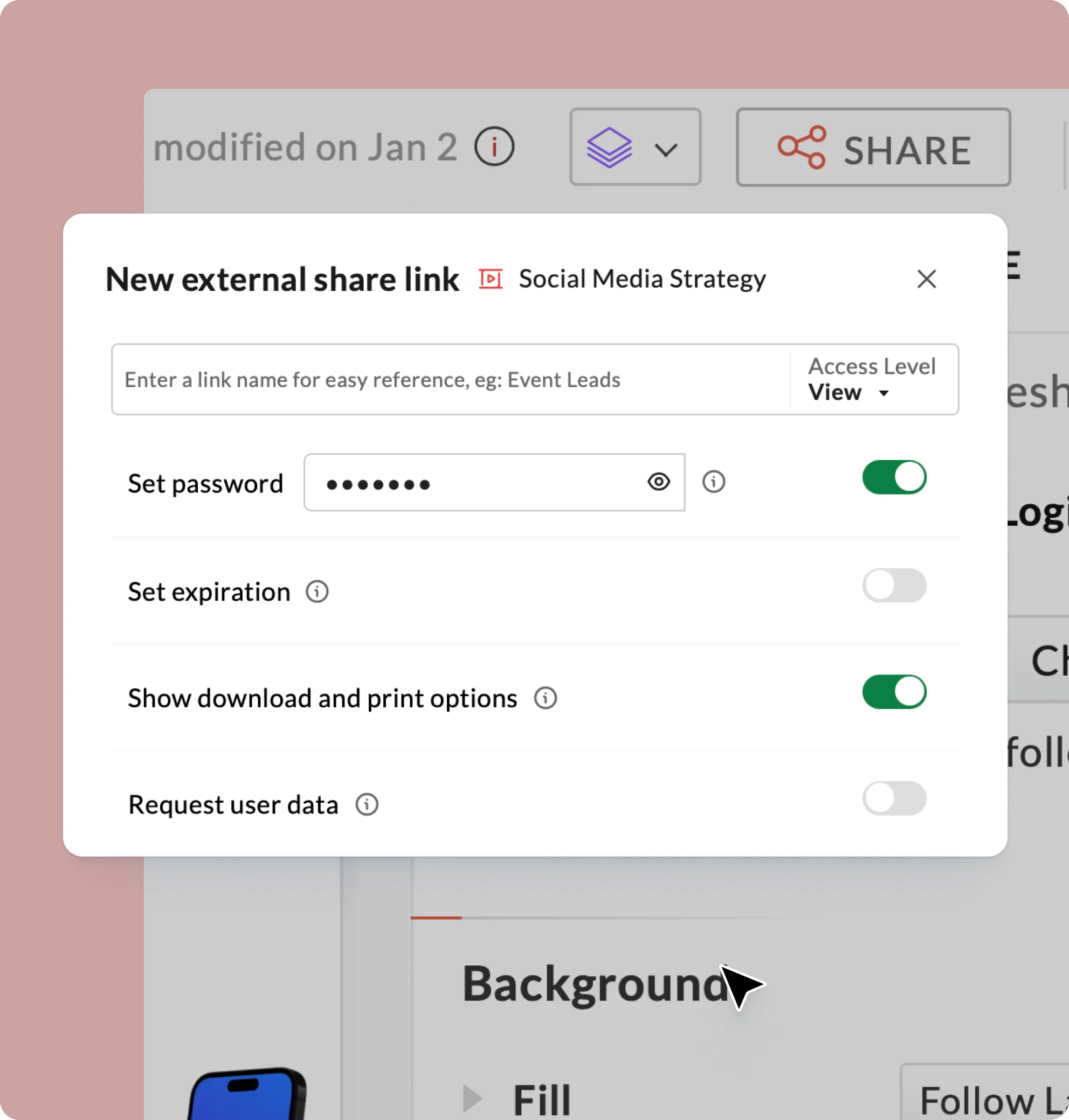 zoho show add external members