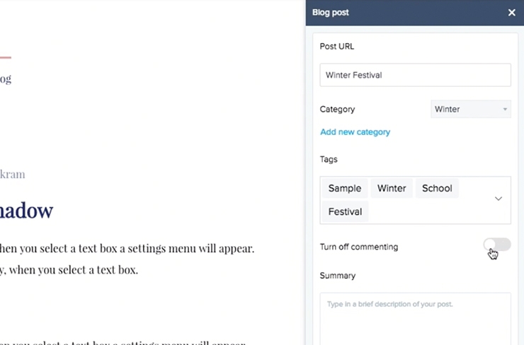 Landing page/Single page site