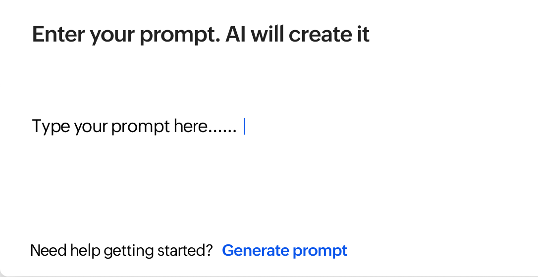 Create AI survey