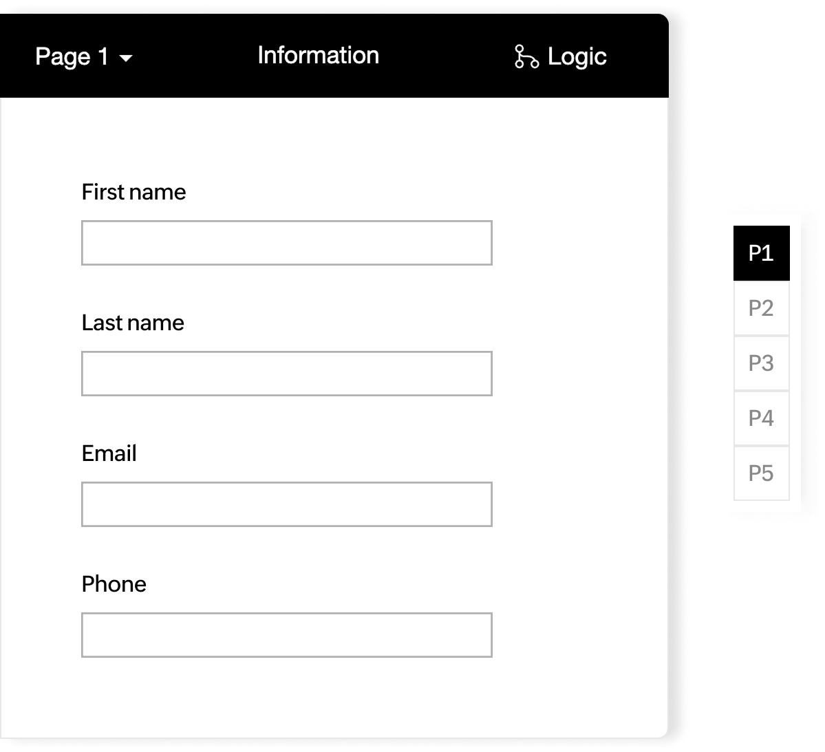 Keep surveys organized with multiple pages