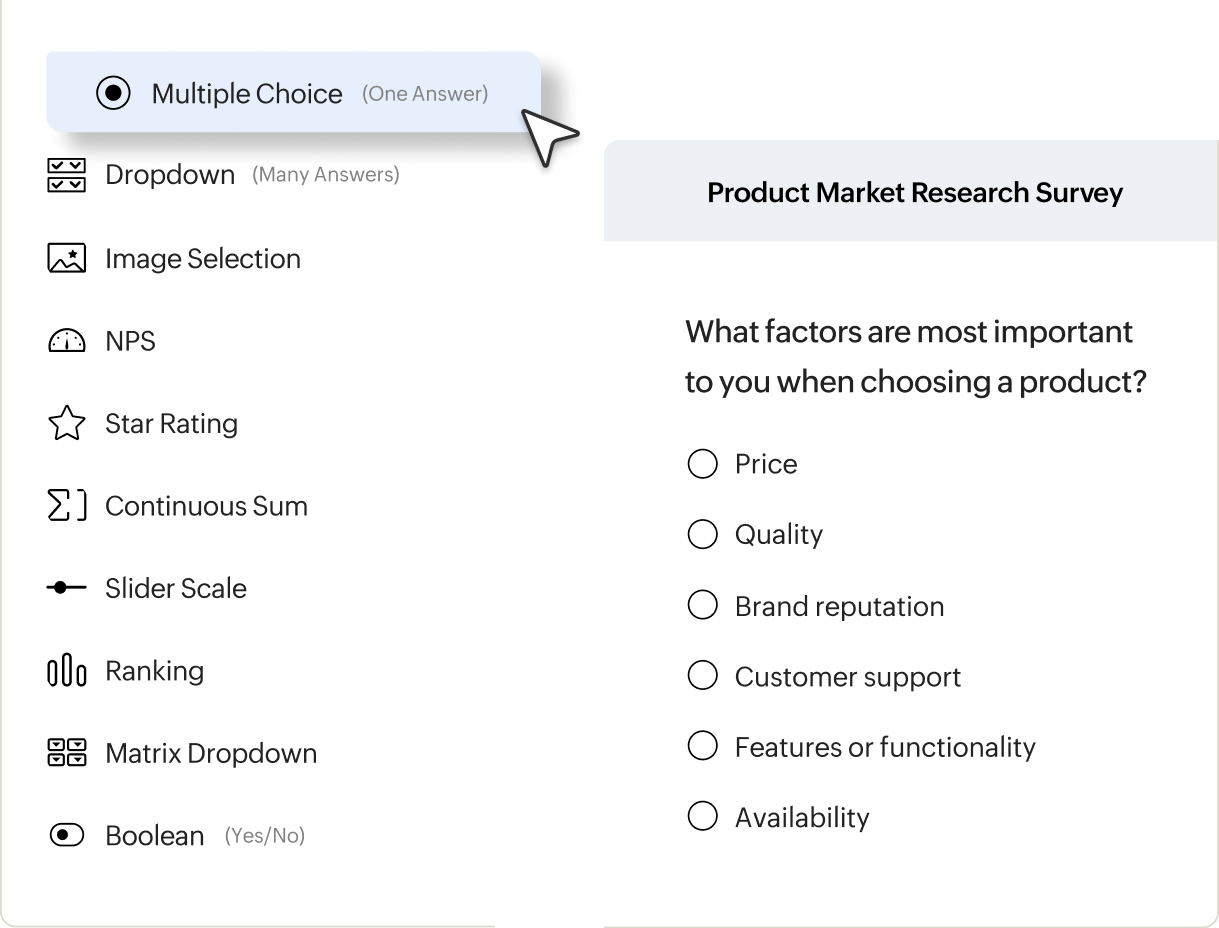 Simplify survey creation with drag and drop