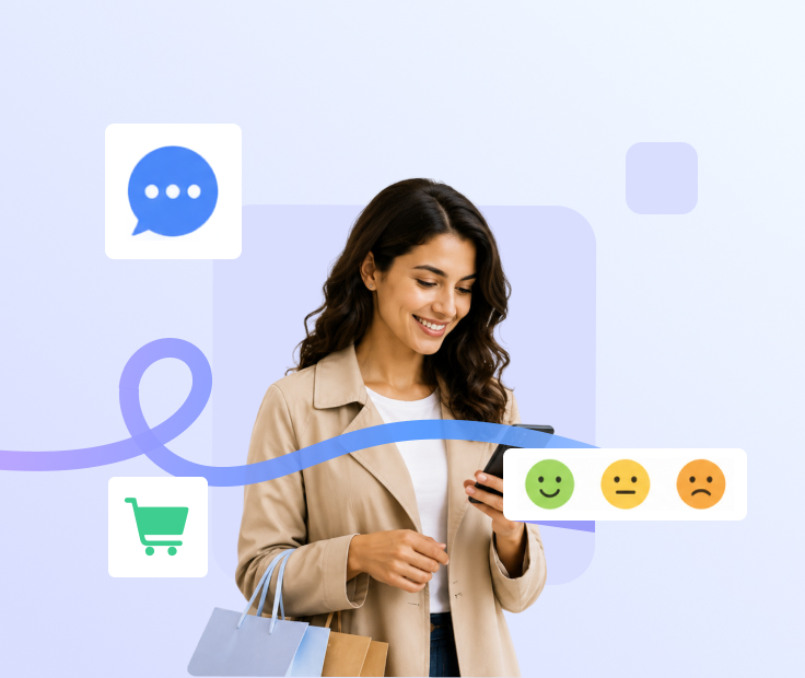 Customer experience surveys for retail