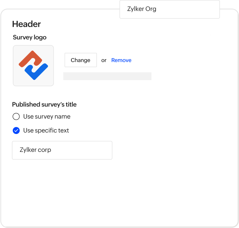 Custom branding: Reflect your NGO’s identity