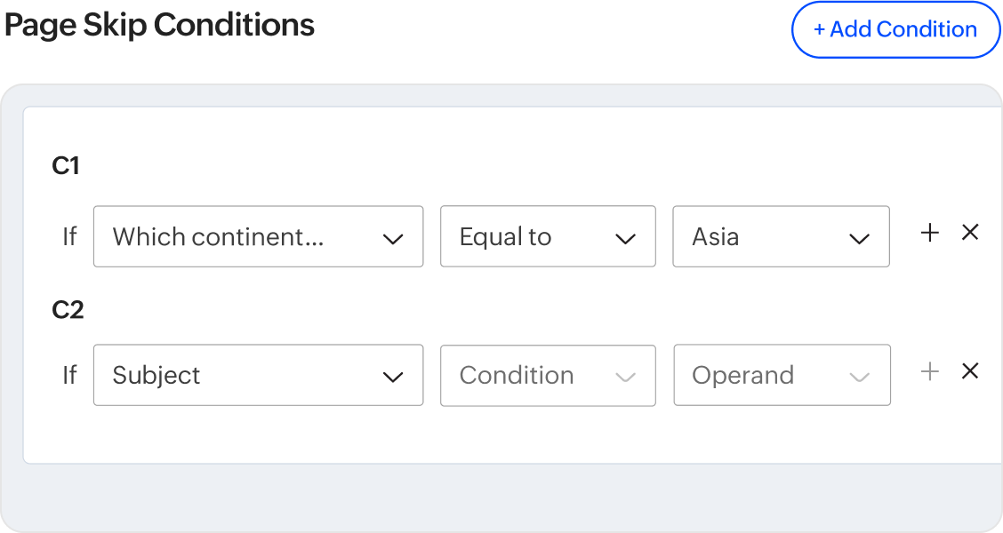 Smart survey logic: Personalize every respondent’s journey