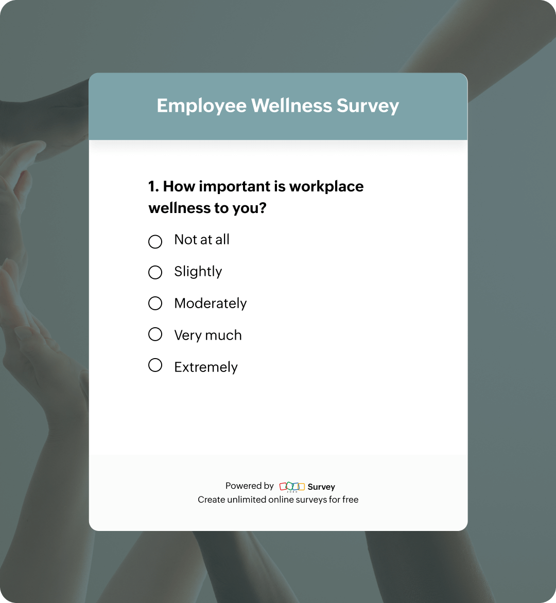 Employee wellness survey Questionnarie Template
