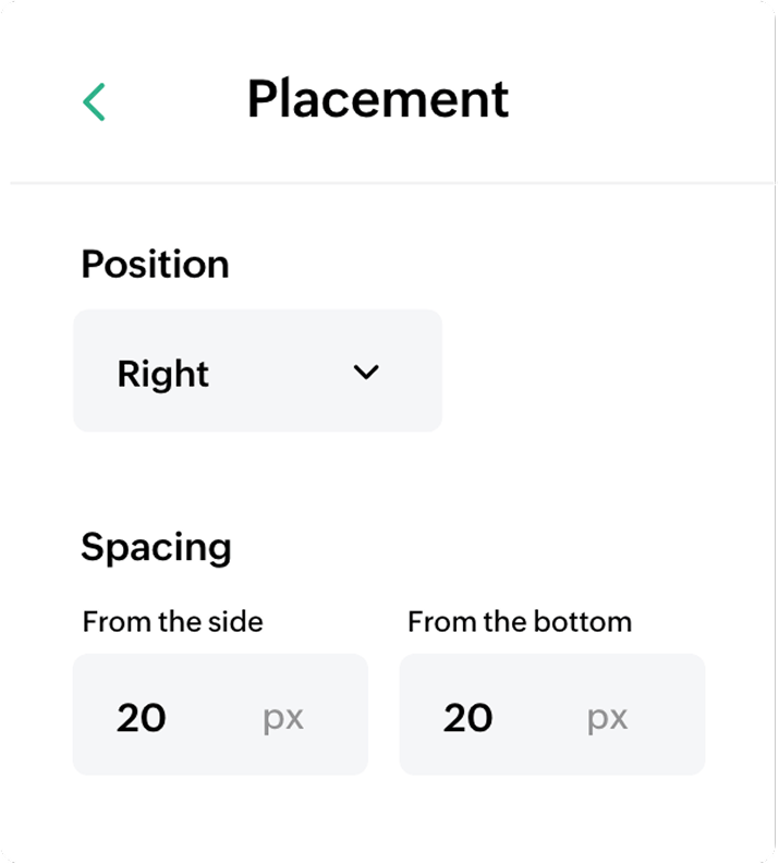 Loyalty software with widget customization