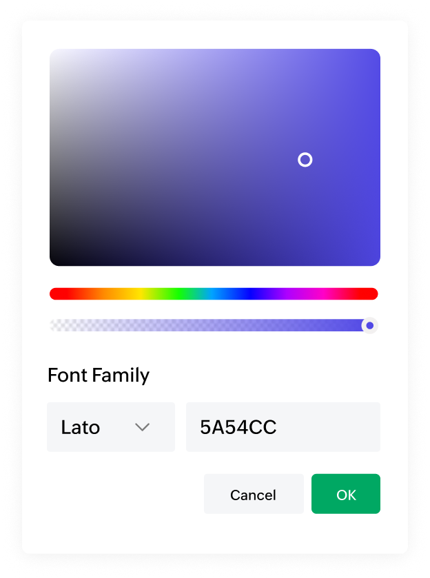 Loyalty program software with widget customization
