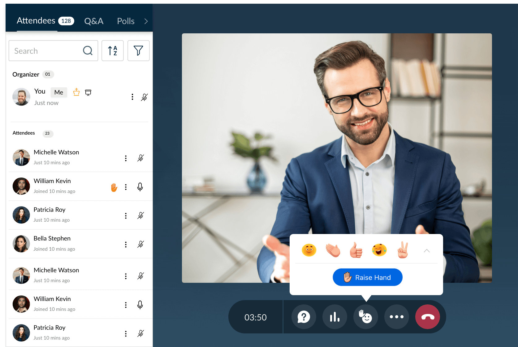 直感的なタウンホールセッションで同僚と交流