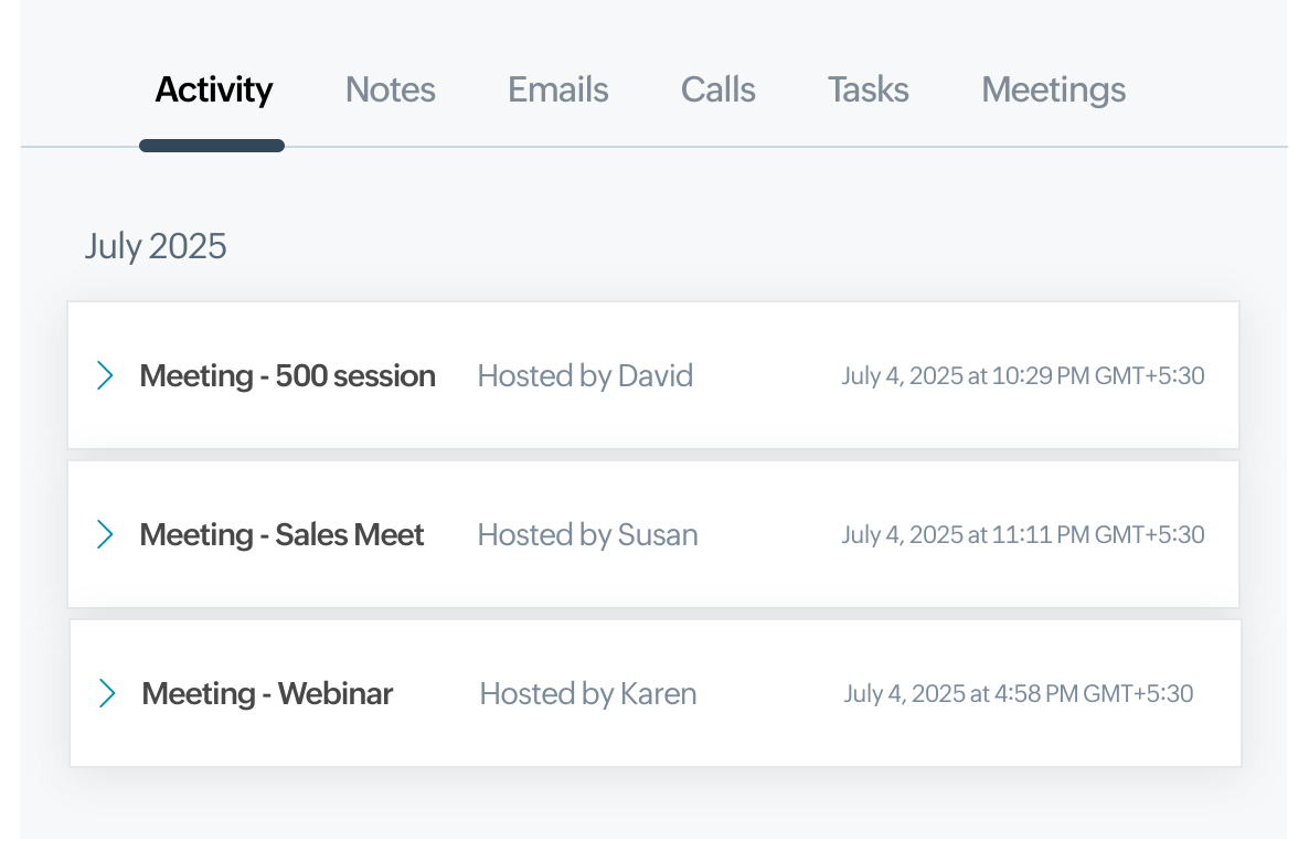 Track attendee activity in the HubSpot Timeline