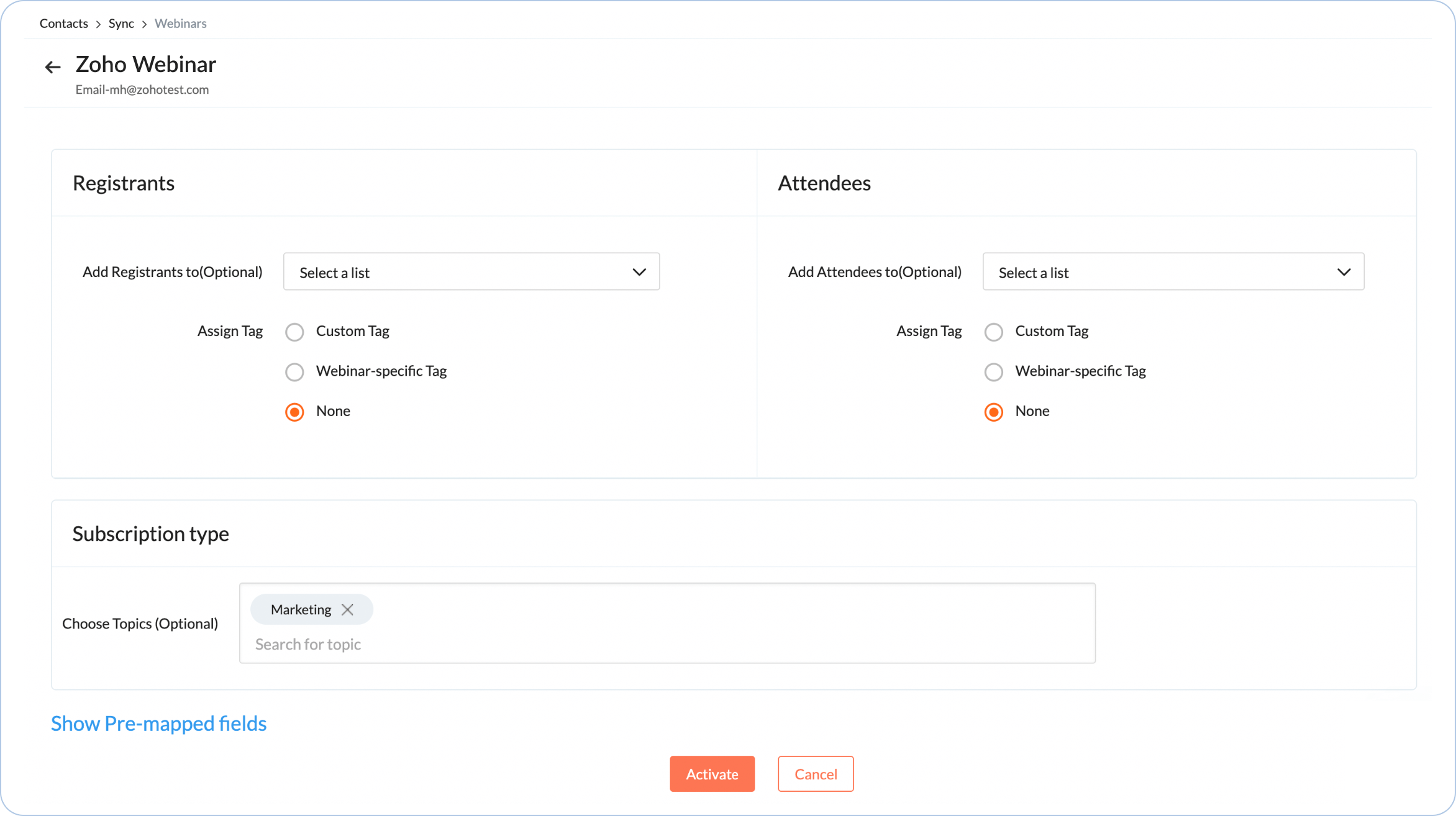 Promote your webinars with targeted campaigns