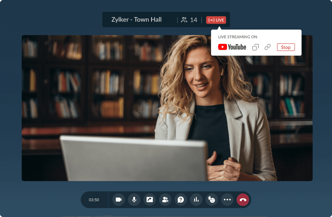 Live Webinar - Zoho Webinar