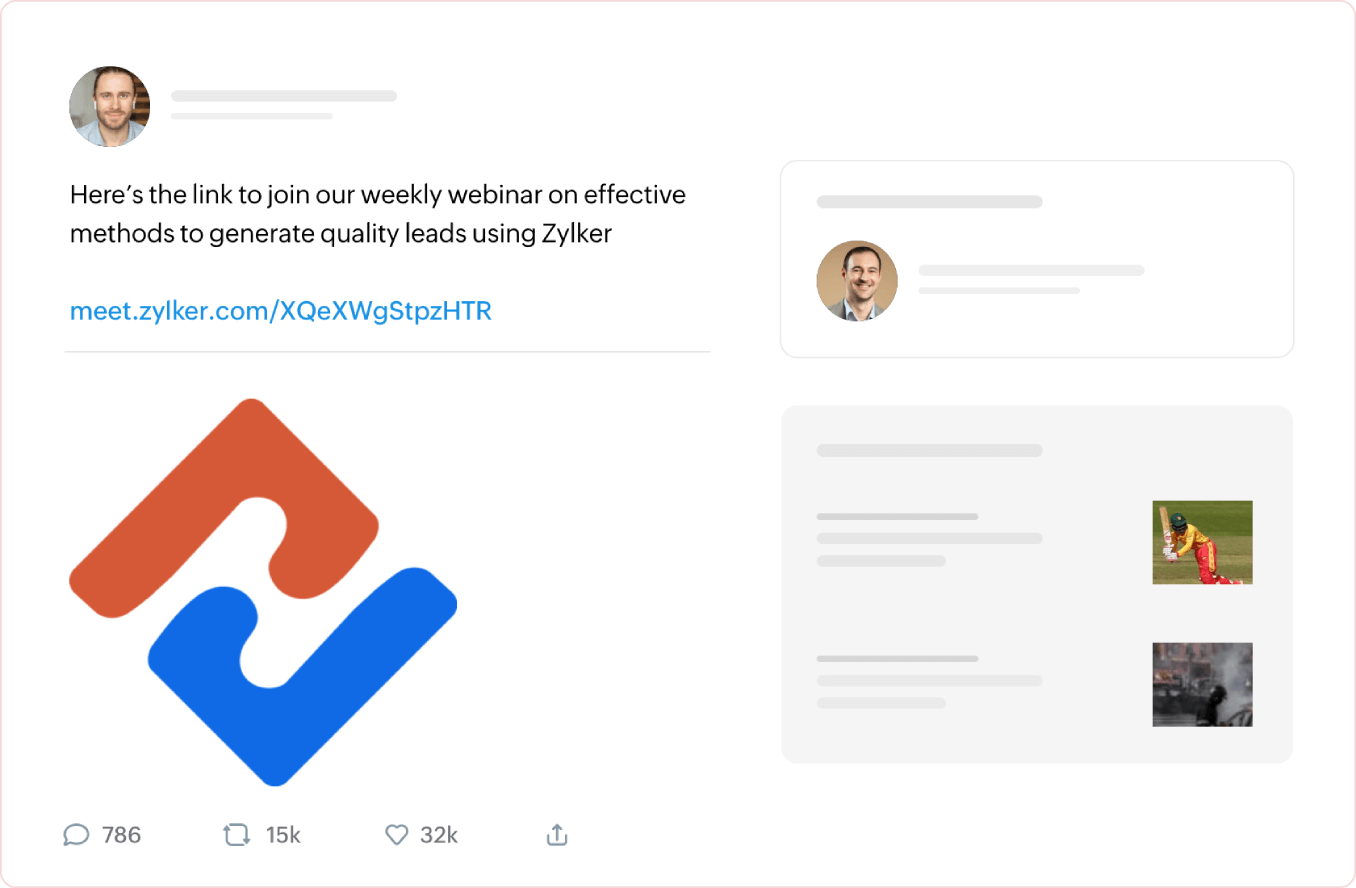 Promotions - Zoho Webinar
