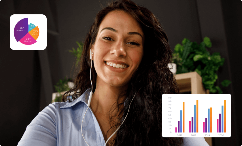 Interactive webinar tools including polls, Q and A, and live chat