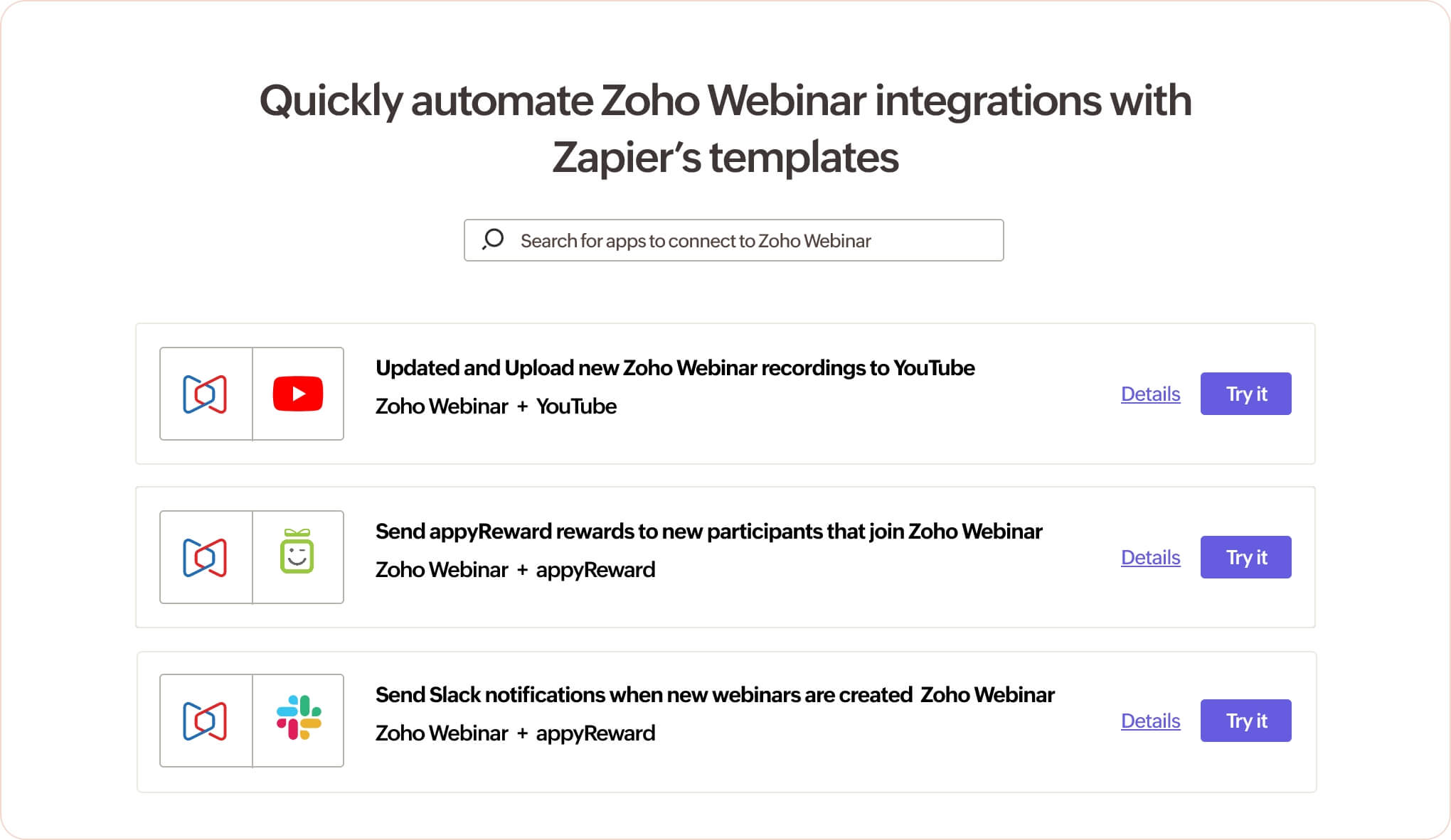 Automate webinar tasks without coding