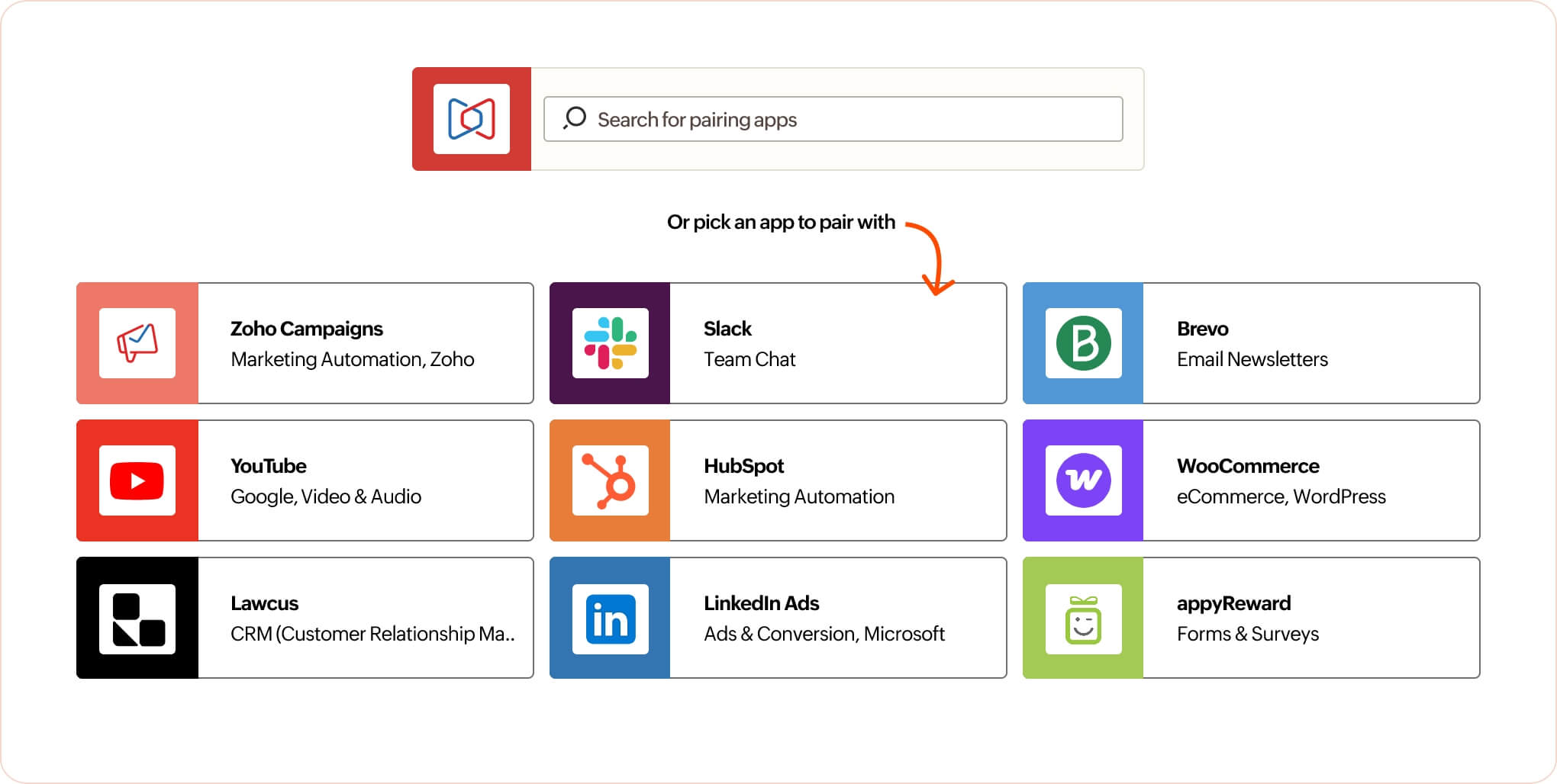 Connect with 5,000+ apps