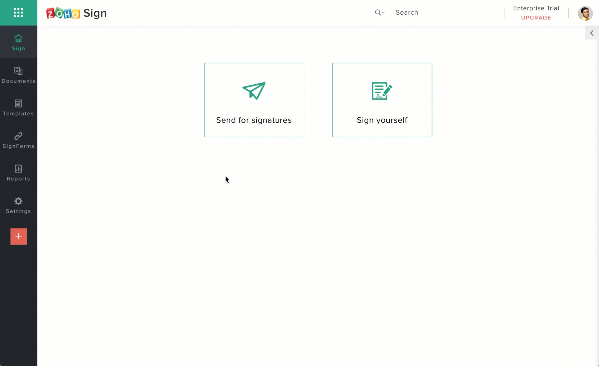 WorkDrive Gadgets now available for Zoho Sign