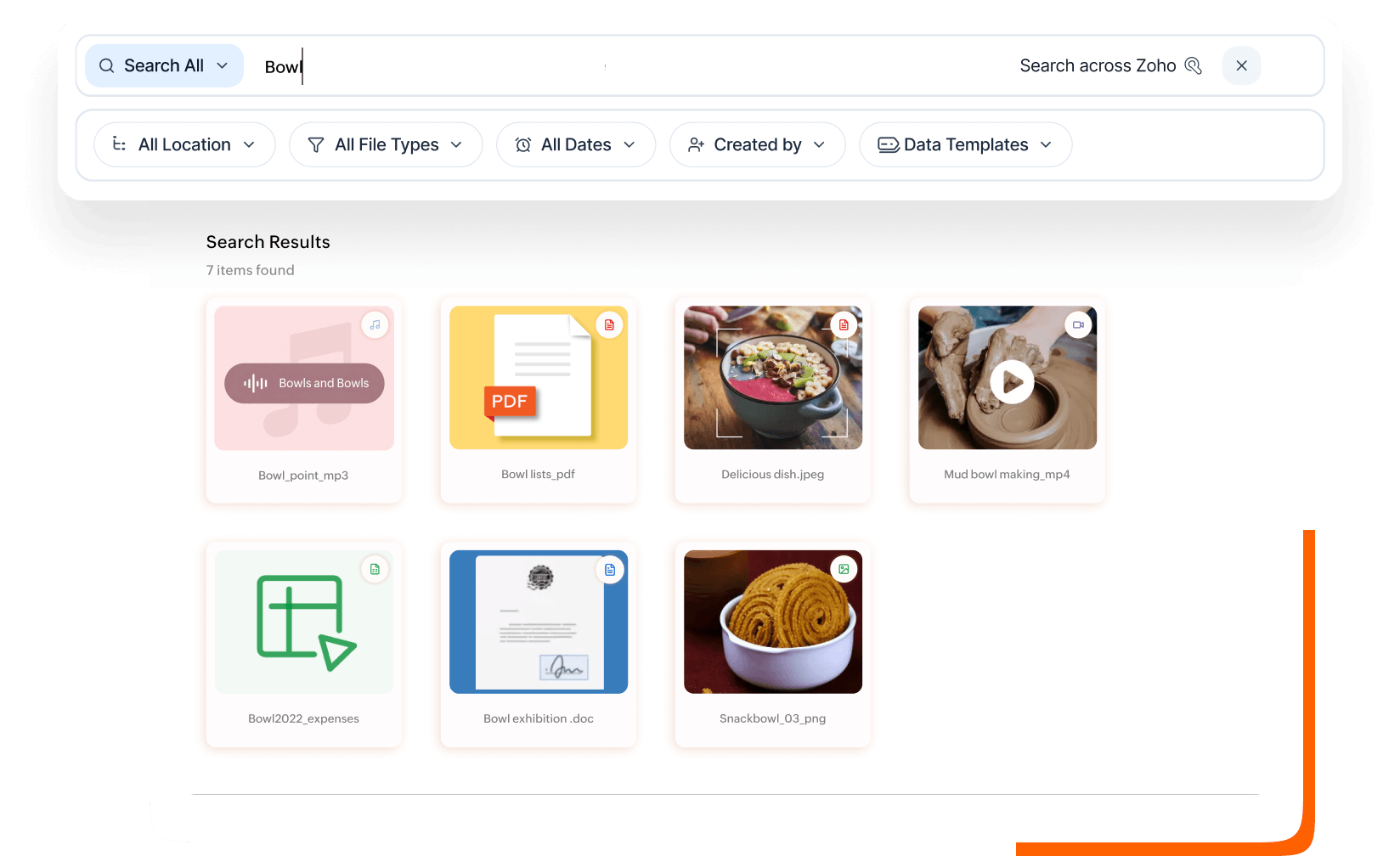 Smart Search across all enterprise files