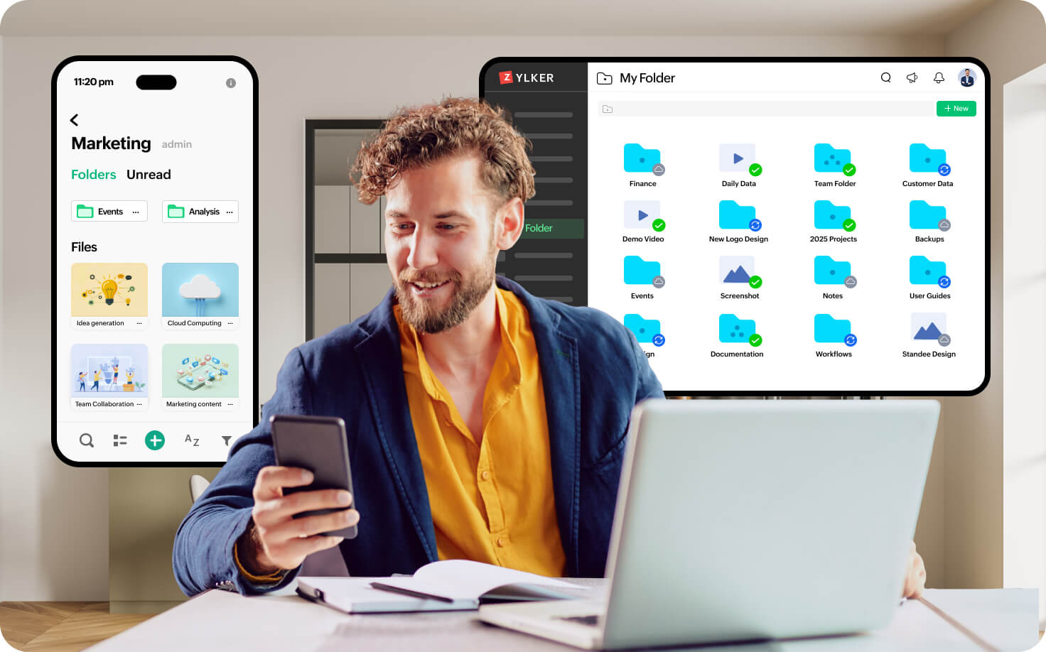 TrueSync mobile and desktop application