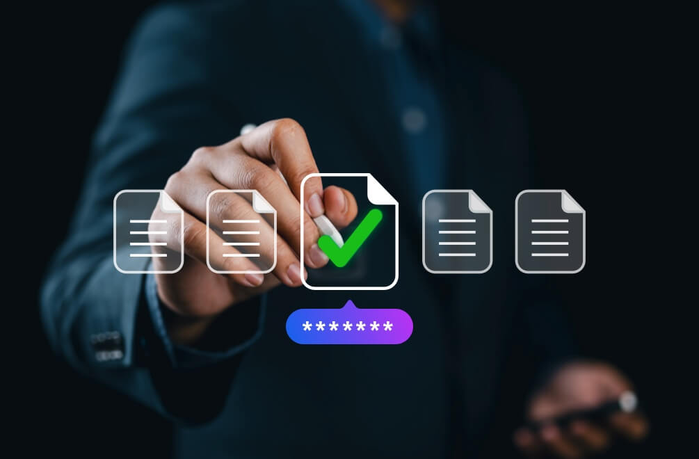 WorkDriveモバイルアプリ画面