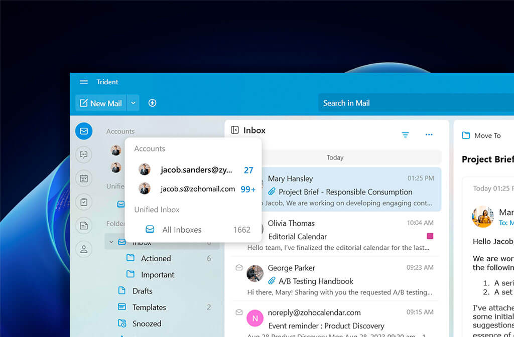 Trident untuk Workplace: Kini tersedia untuk umum