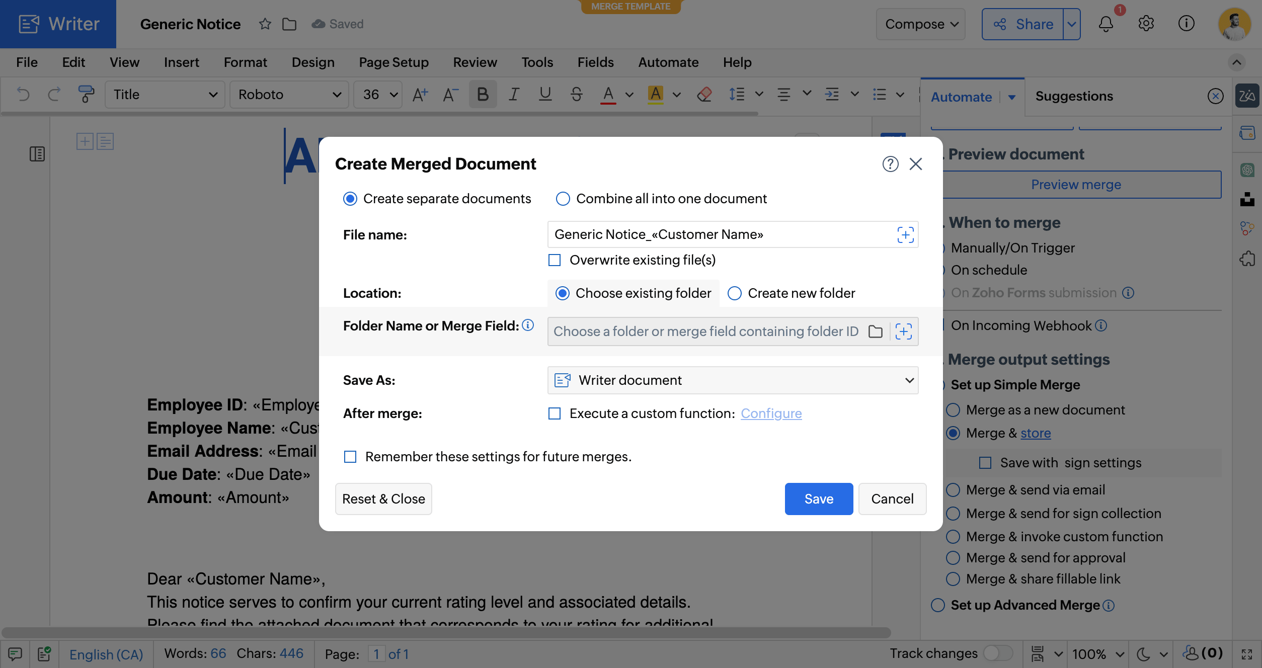 Configure a custom signing and notification order