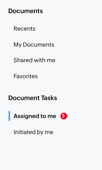 Document review dashboard
