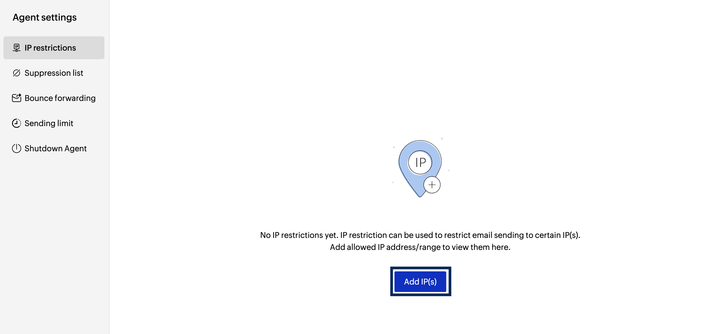 Add ip restriction Add ip restriction