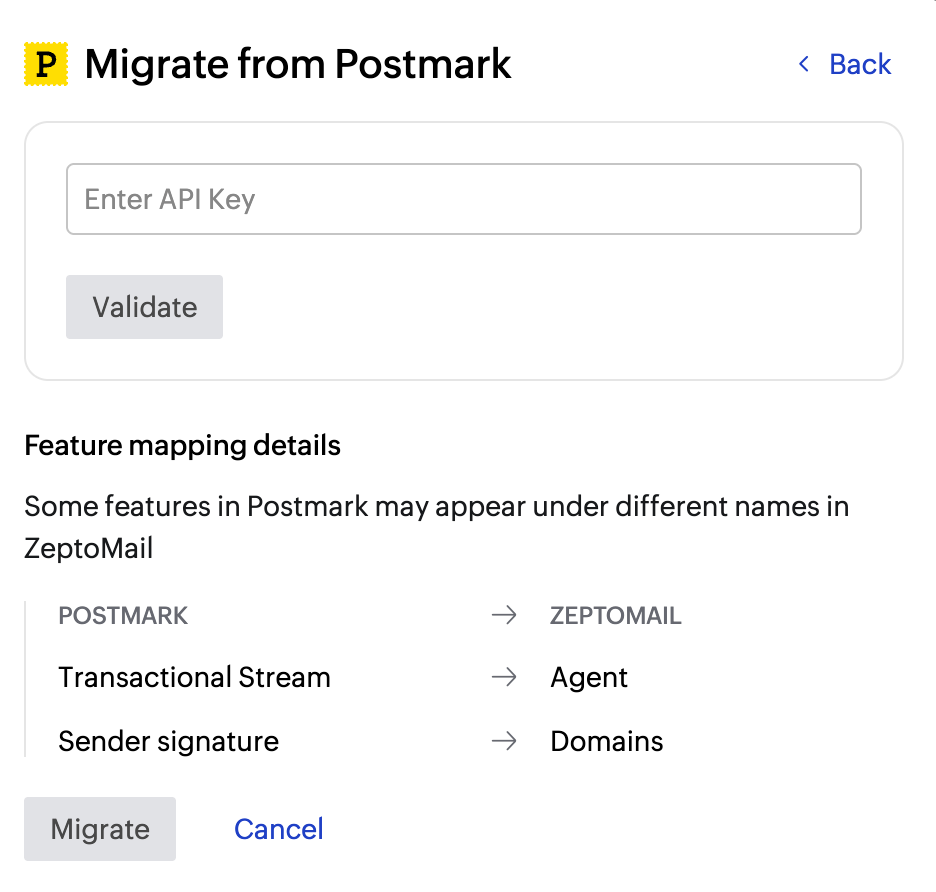 Postmark migration Postmark migration