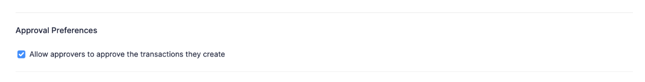 Approval Preferences