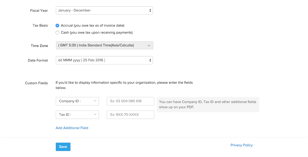 Organization Profile