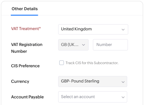 Dedicated contact space