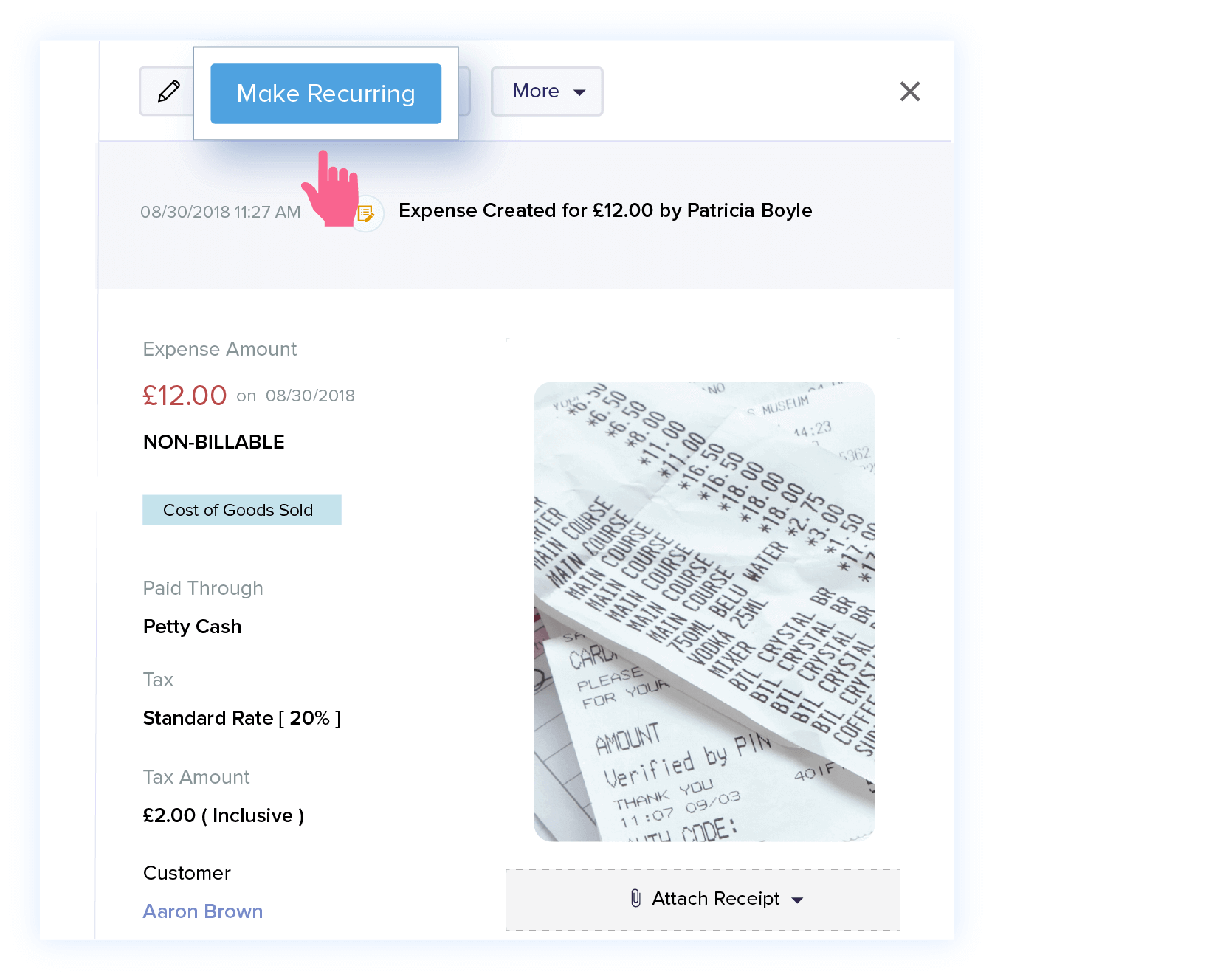 Recurring Expenses Management - Expense Accounting Software | Zoho Books