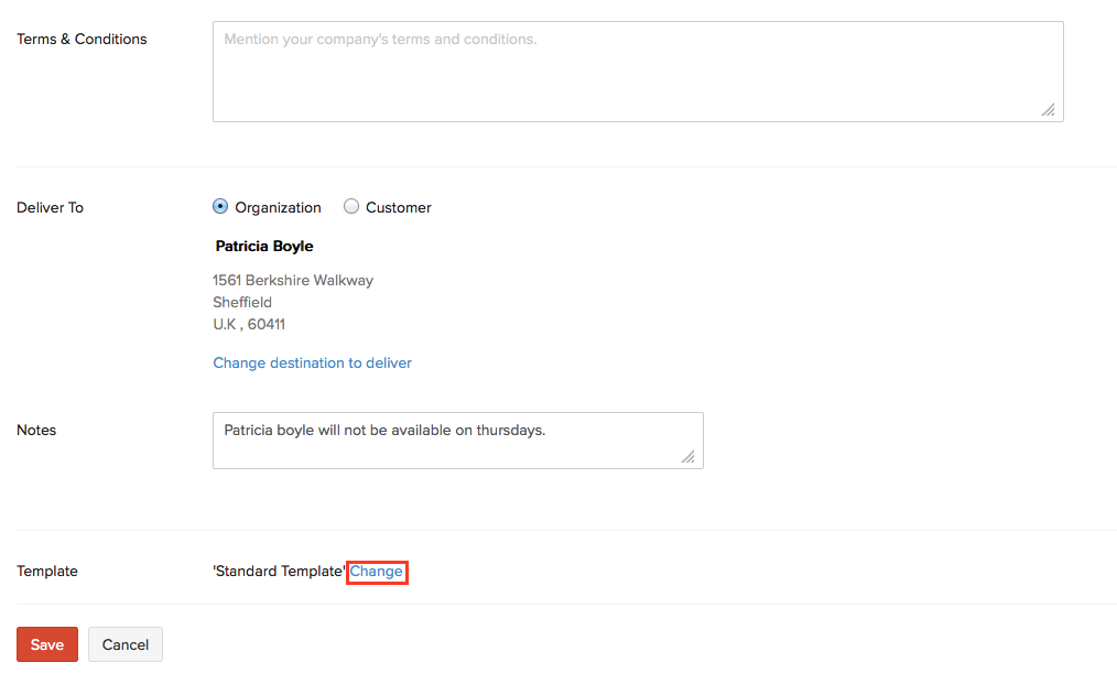Creating new purchase order